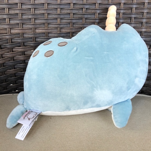 NEW- PUSHEEN- 13" Narwhal Plush - Picture 3 of 3